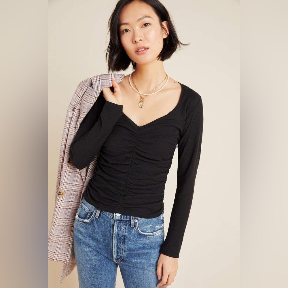 Nation LTD Alejandra Ruched Shirt